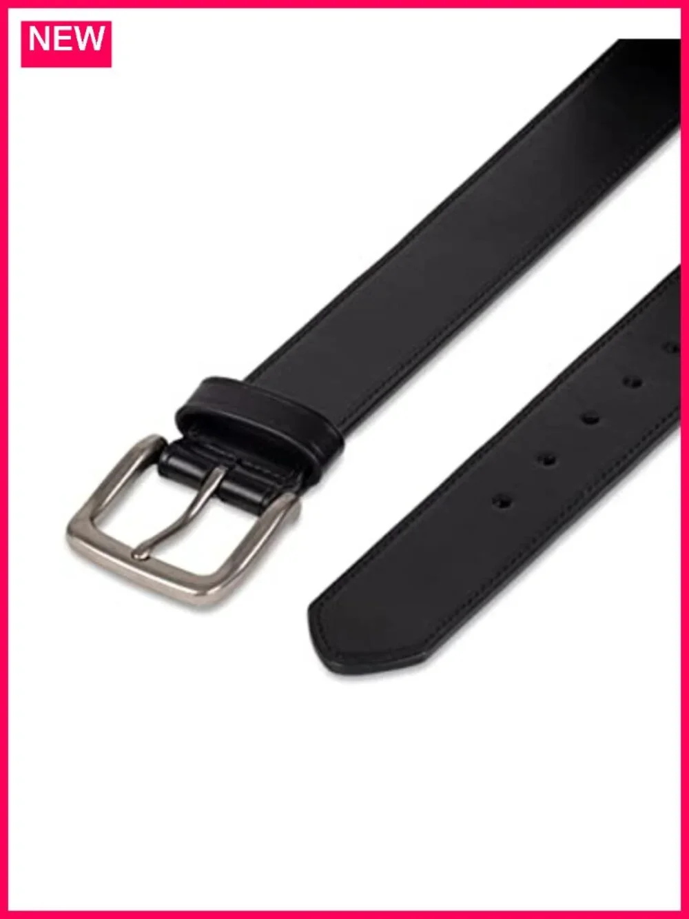 Raw Edge Jeans Belt - 1.6 inch Width, 7 Hole Adjustable